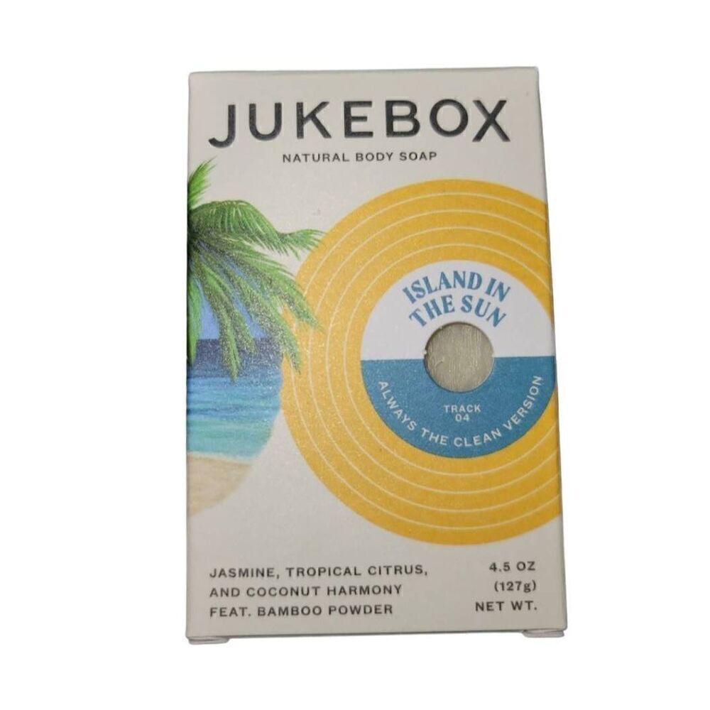 NEW 2pc Lot Jukebox Dr. Squatch Bar Soaps Island In The Sun Sky Blue Malibu